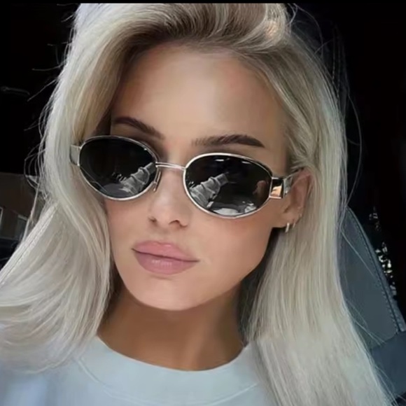 Retro Trendy Famous Black Gold Sunglasses main image 10